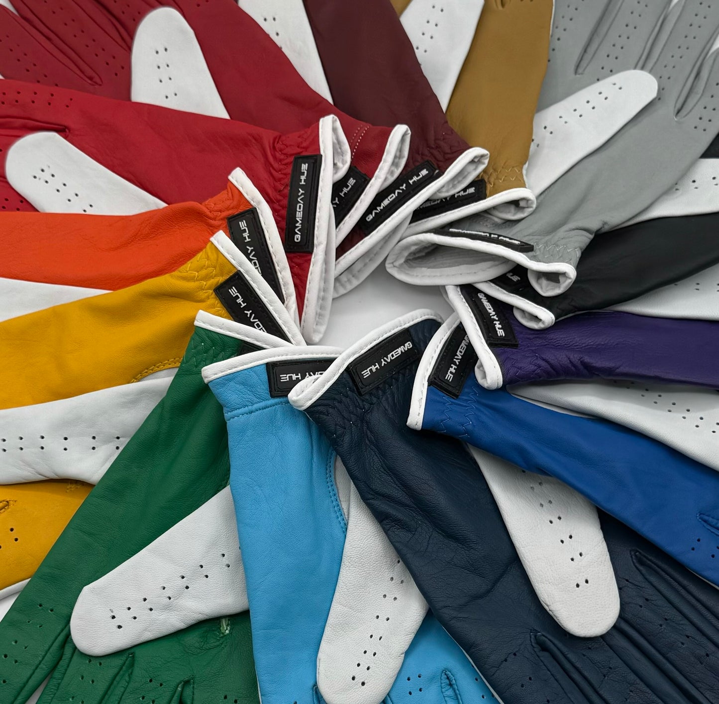 Split Shade® Men's Golf Glove | Royal Blue & White