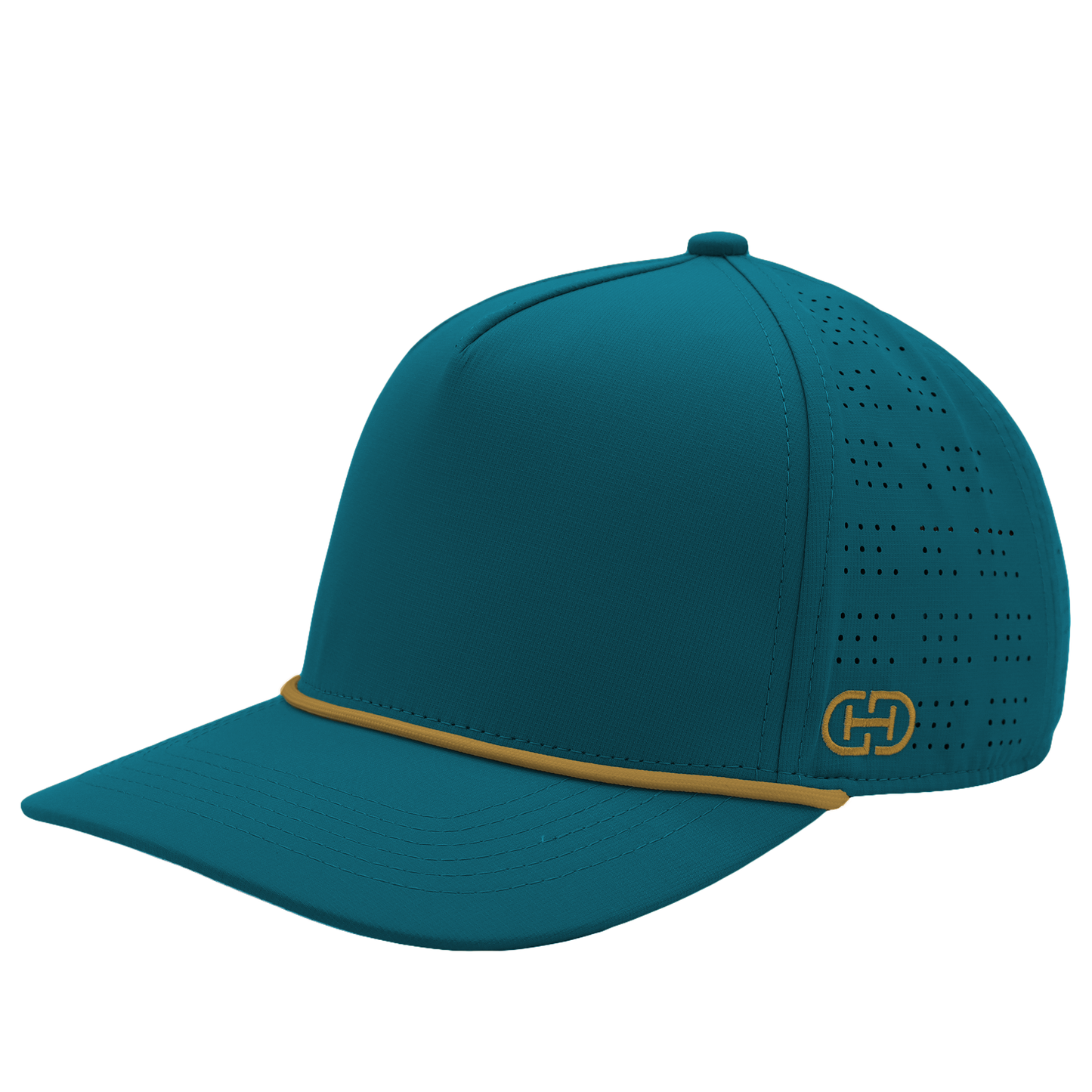 Dynamic Duo 5.0 Modern Hat | Teal & Gold