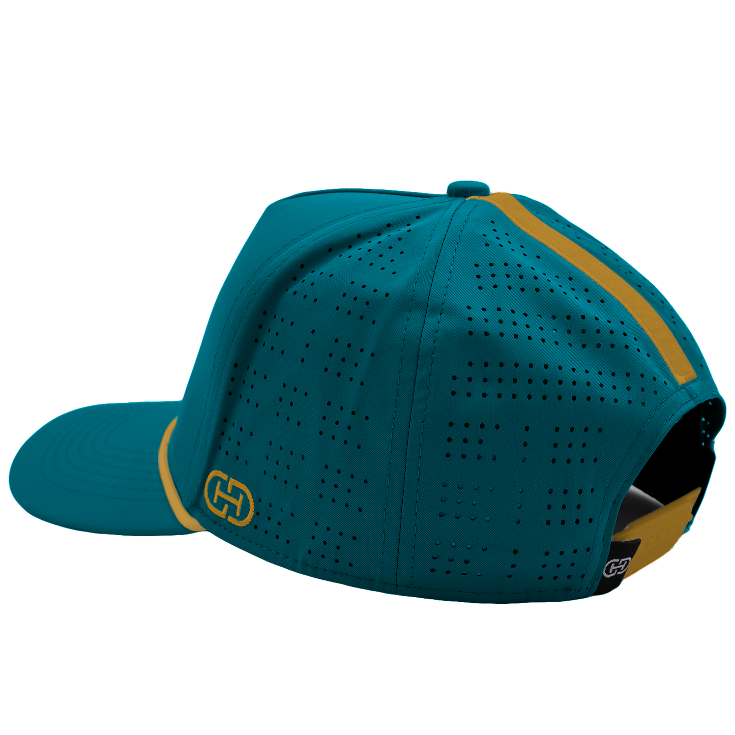 Dynamic Duo 5.0 Modern Hat | Teal & Gold