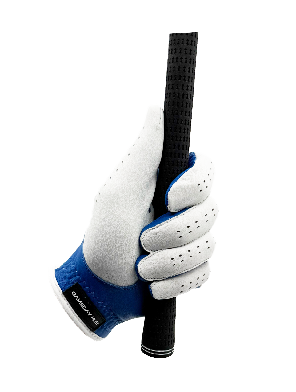 Split Shade Men's Golf Glove | Royal Blue & White