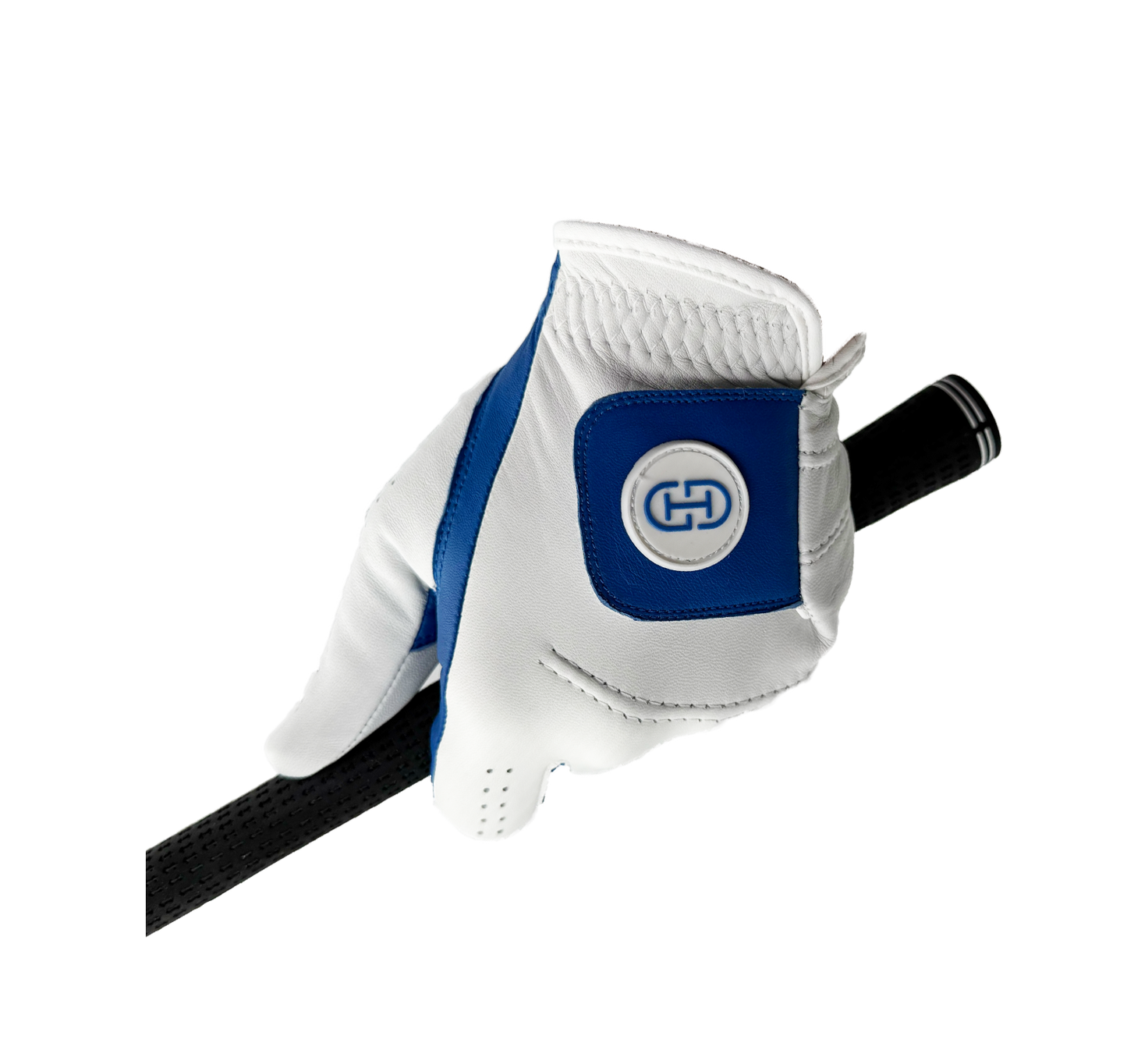 Split Shade Men's Golf Glove | Royal Blue & White