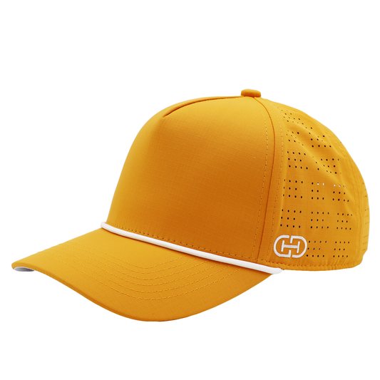 Dynamic Duo 5.0 Modern Hat | Dark Yellow & White