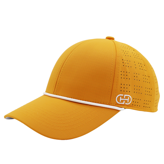 Dynamic Duo 6.0 Classic Hat | Dark Yellow & White