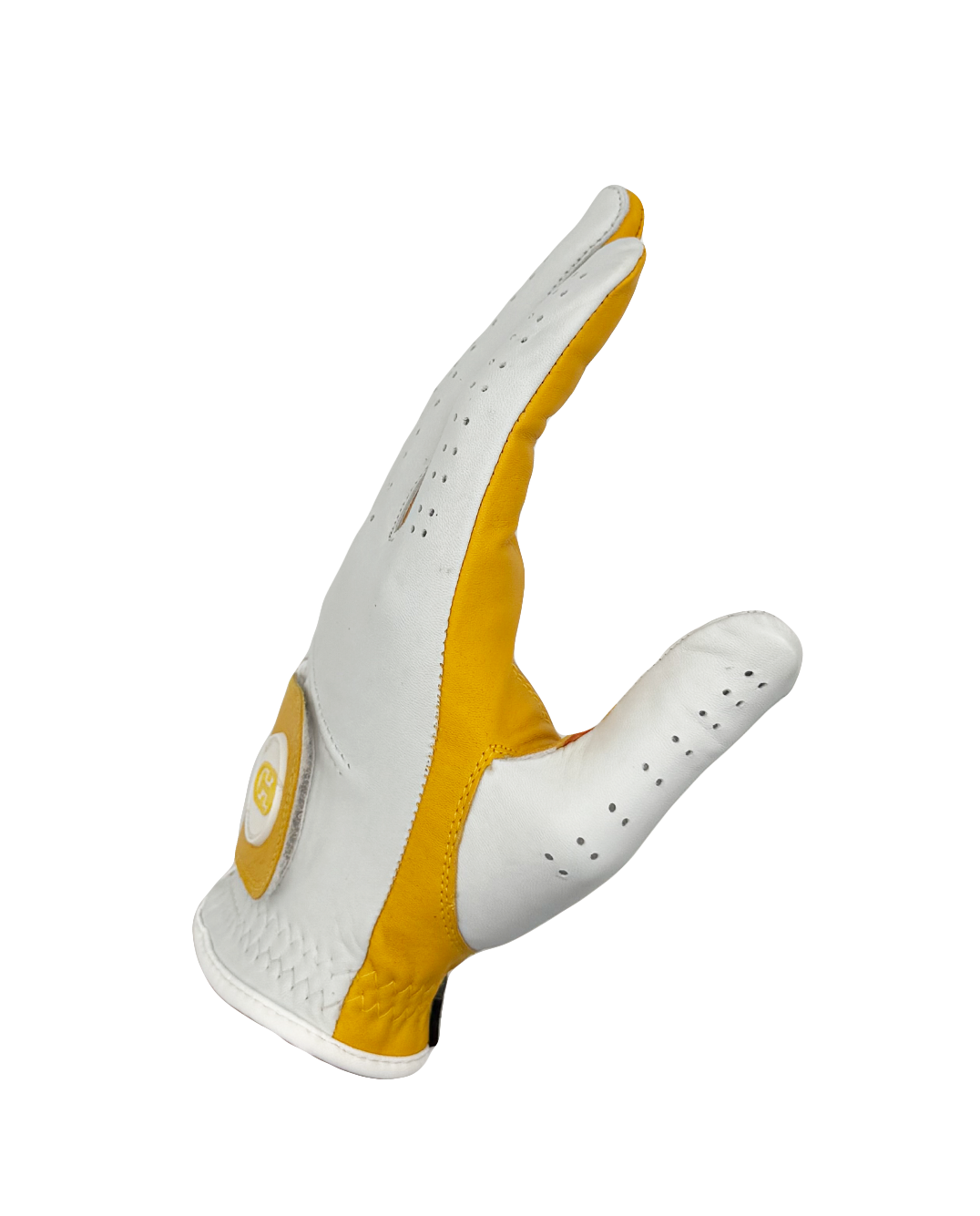 Split Shade® Men's Golf Glove | Yellow & White