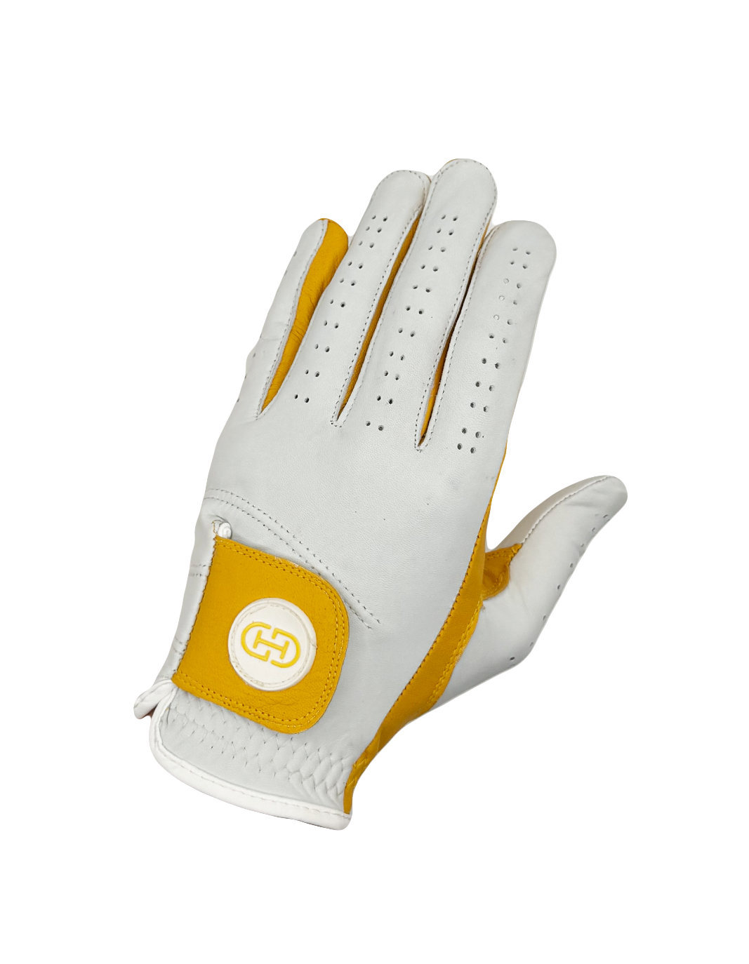 Split Shade® Men's Golf Glove | Yellow & White