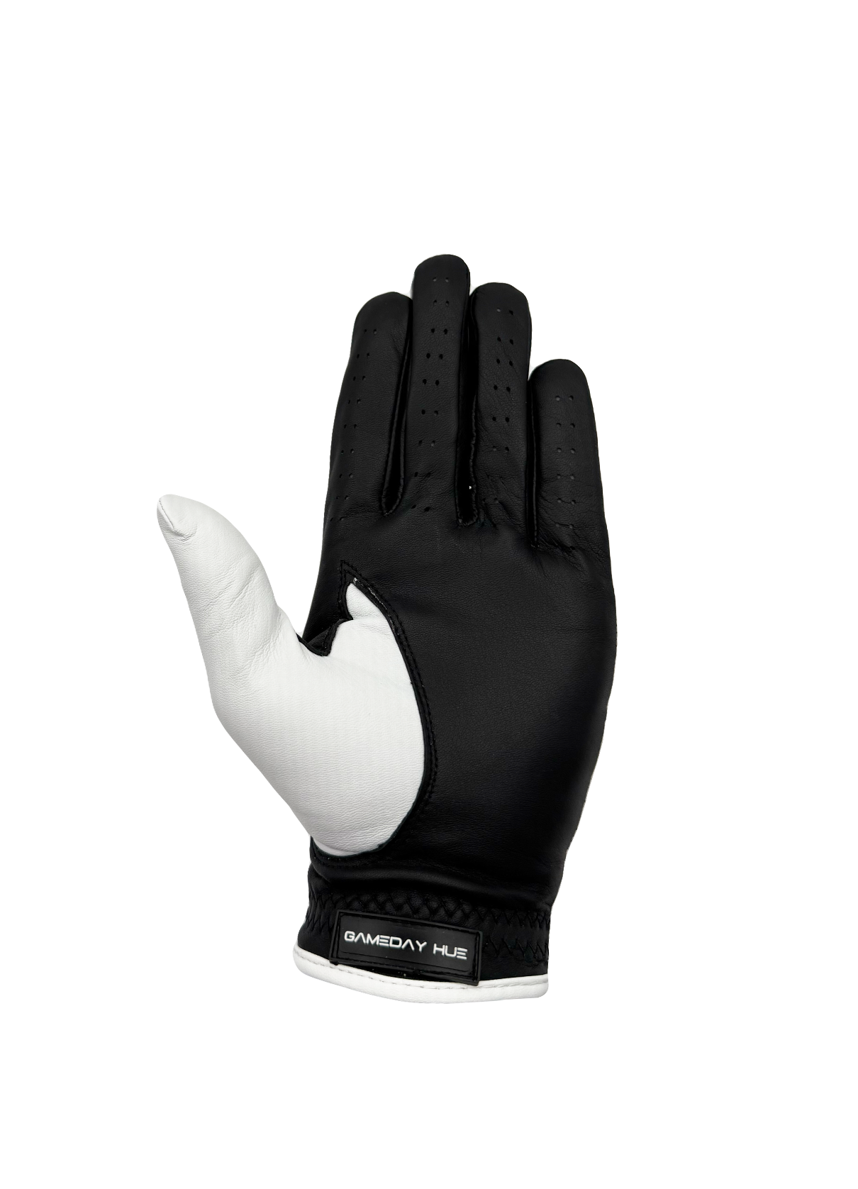 Split Shade Women's Golf Glove | Black & White