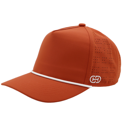 Dynamic Duo 5.0 Modern Hat | Burnt Orange & White