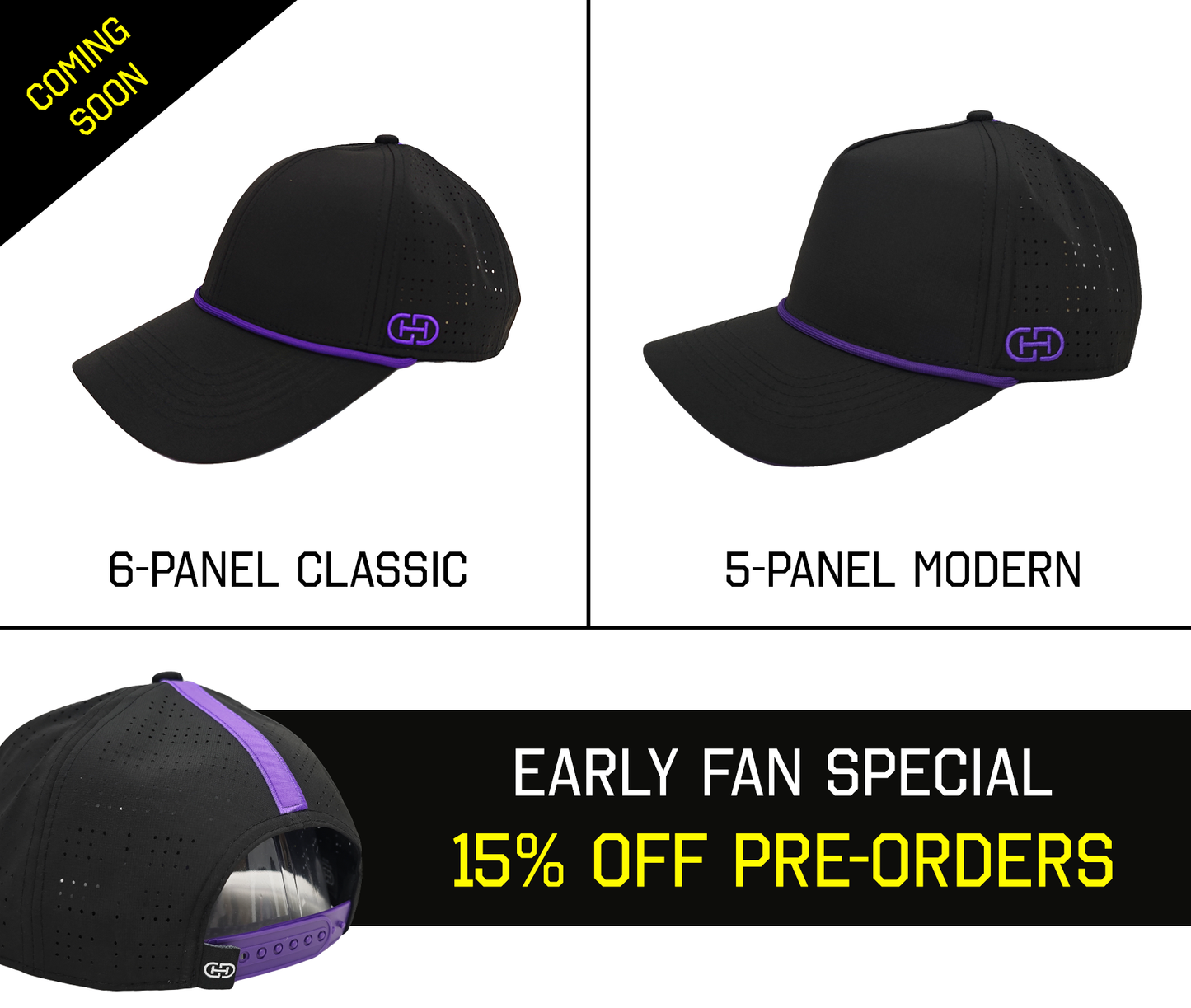 Stealth Stripe Hat | Purple