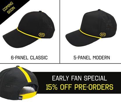 Stealth Stripe Hat | Bright Yellow