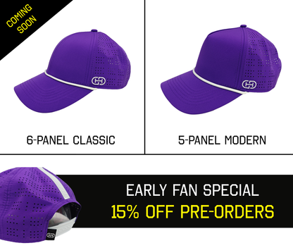 Dynamic Duo Hat | Purple & White