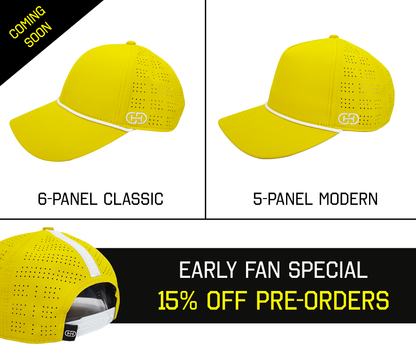 Dynamic Duo Hat | Bright Yellow & White