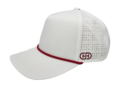 Pure Stripe Hat | Crimson