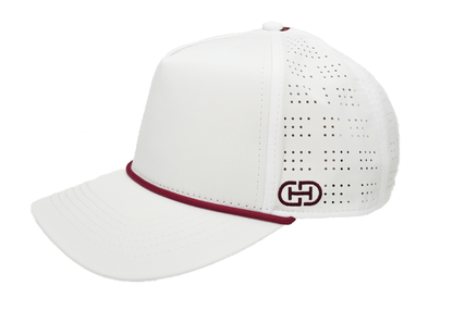 Pure Stripe Hat | Maroon