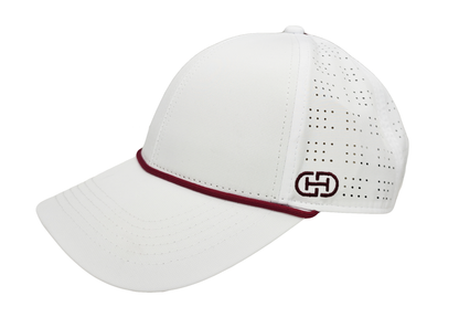 Pure Stripe Hat | Maroon