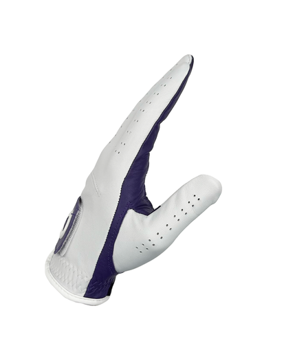 Split Shade Women's Golf Glove | Purple & White