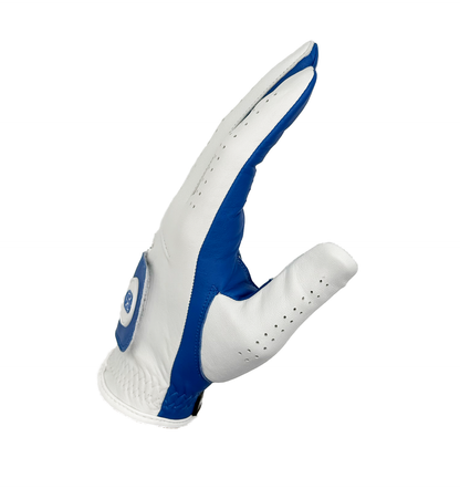 Split Shade Men's Golf Glove | Royal Blue & White